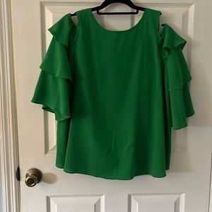 Green blouse